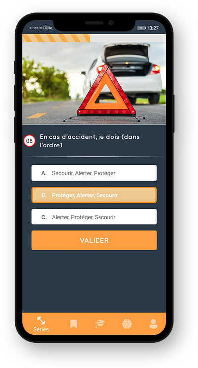 Application mobile Code de la route séries