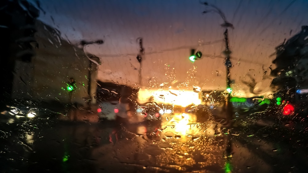 Conduire sous la pluie