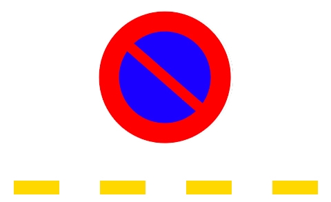 Signalisation interdiction de stationner