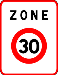 panneau zone 30