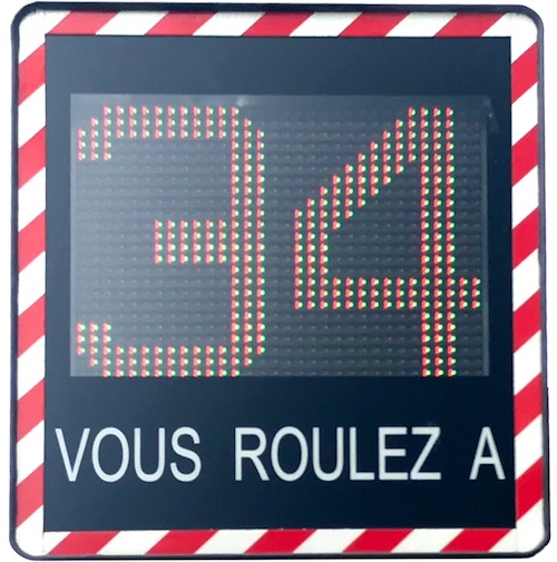exemple d’affichage d’un radar pédagogique exemple d’affichage d’un radar pédagogique
