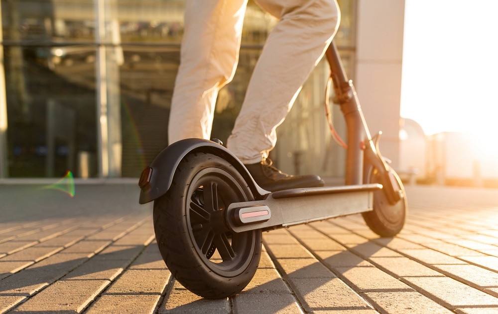 Utilisateur d’une trottinette électrique