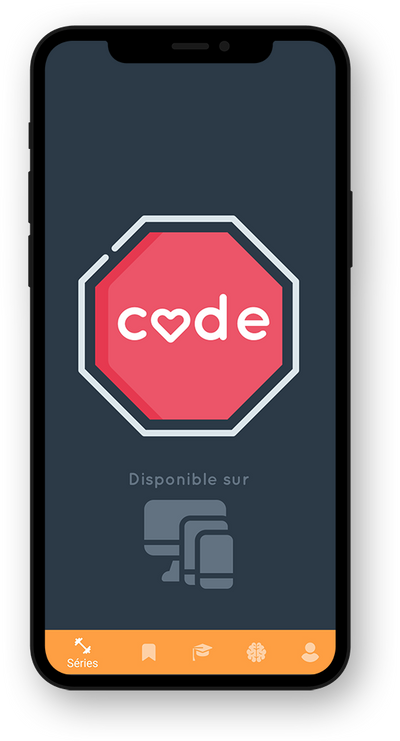 Application mobile Code de la route responsive