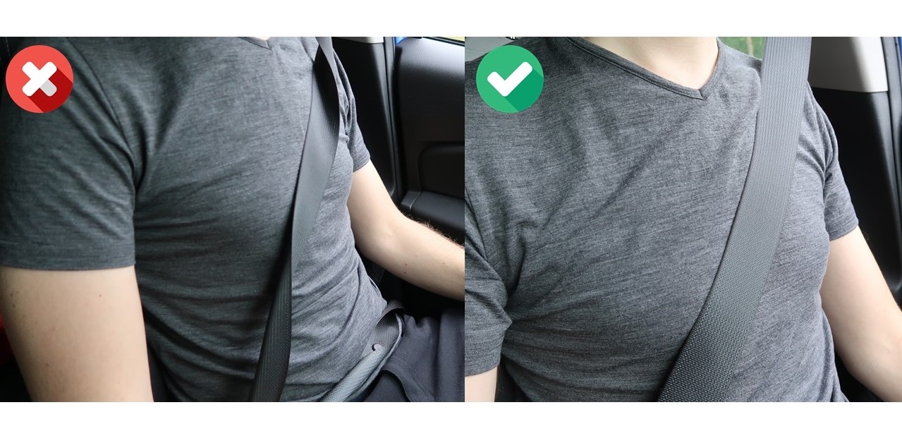 Ceinture de sécurité: bien la porter pour limiter les risques