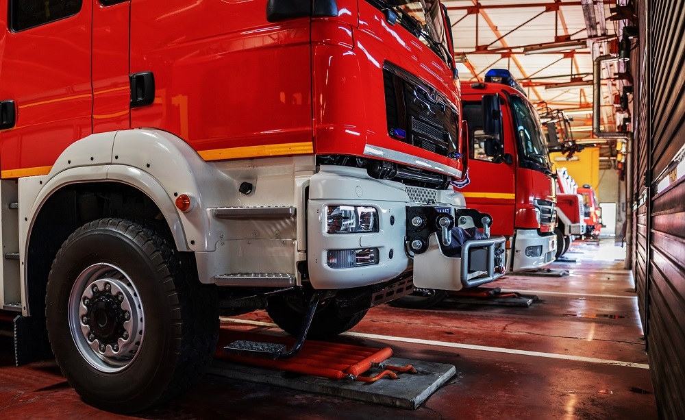 Véhicules d’urgence prioritaire de camions de pompiers