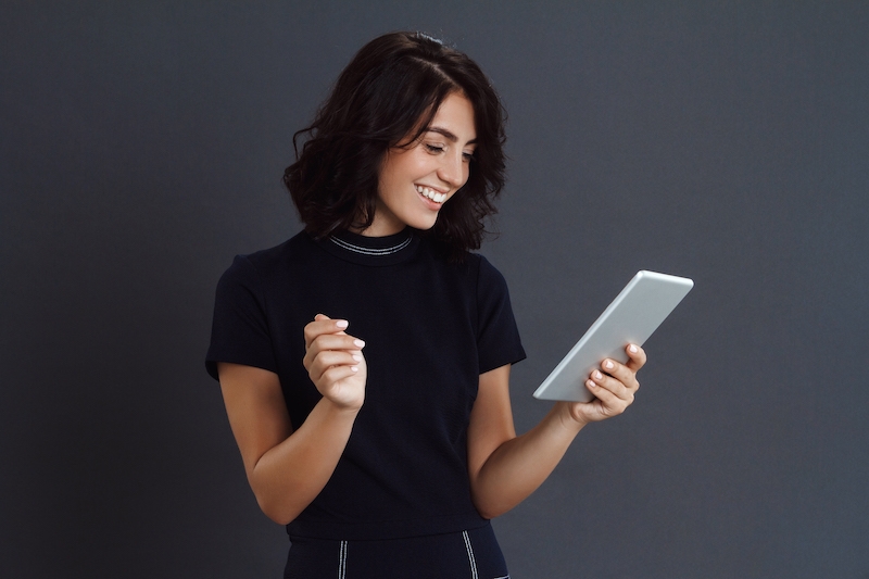 Réservation d’une session d’examen sur une tablette