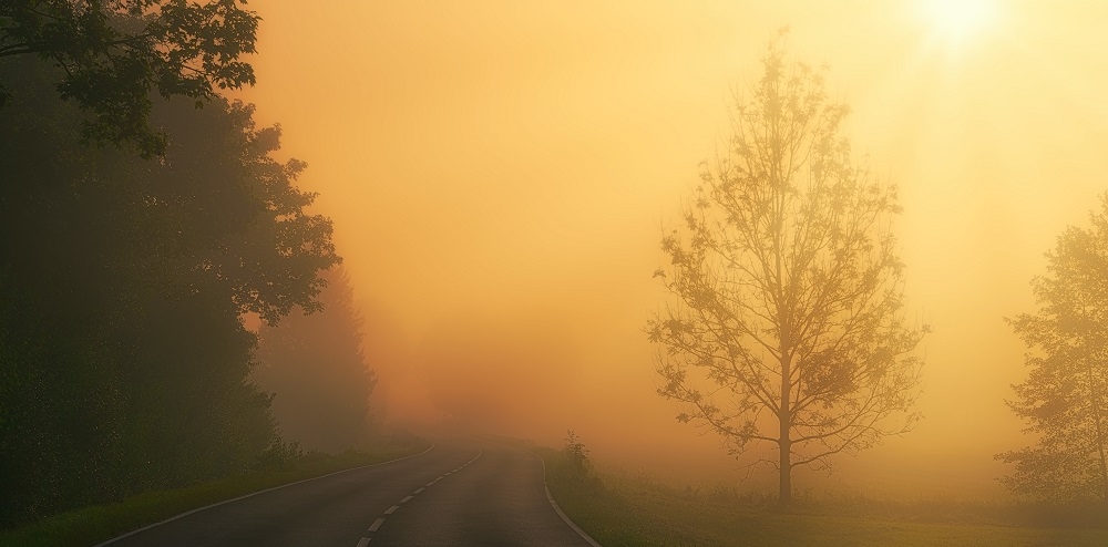Brouillard sur la route