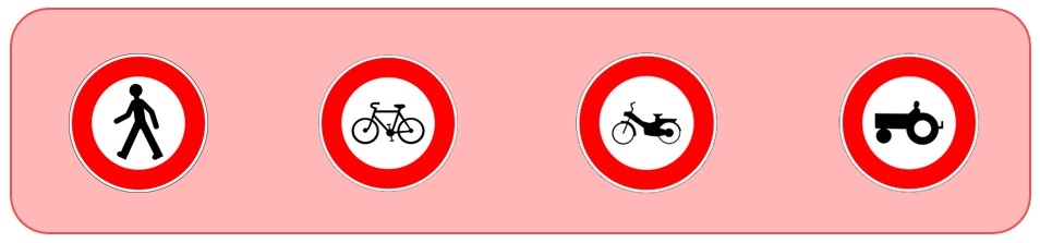 Accès interdit sur autoroute aux véhicules lents