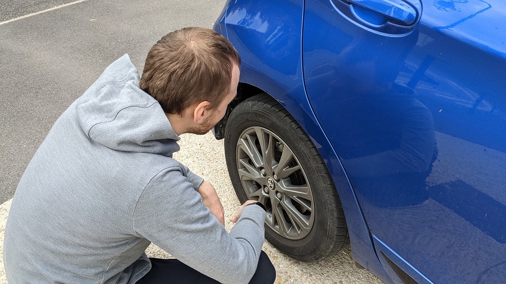 Les outils pour changer une roue