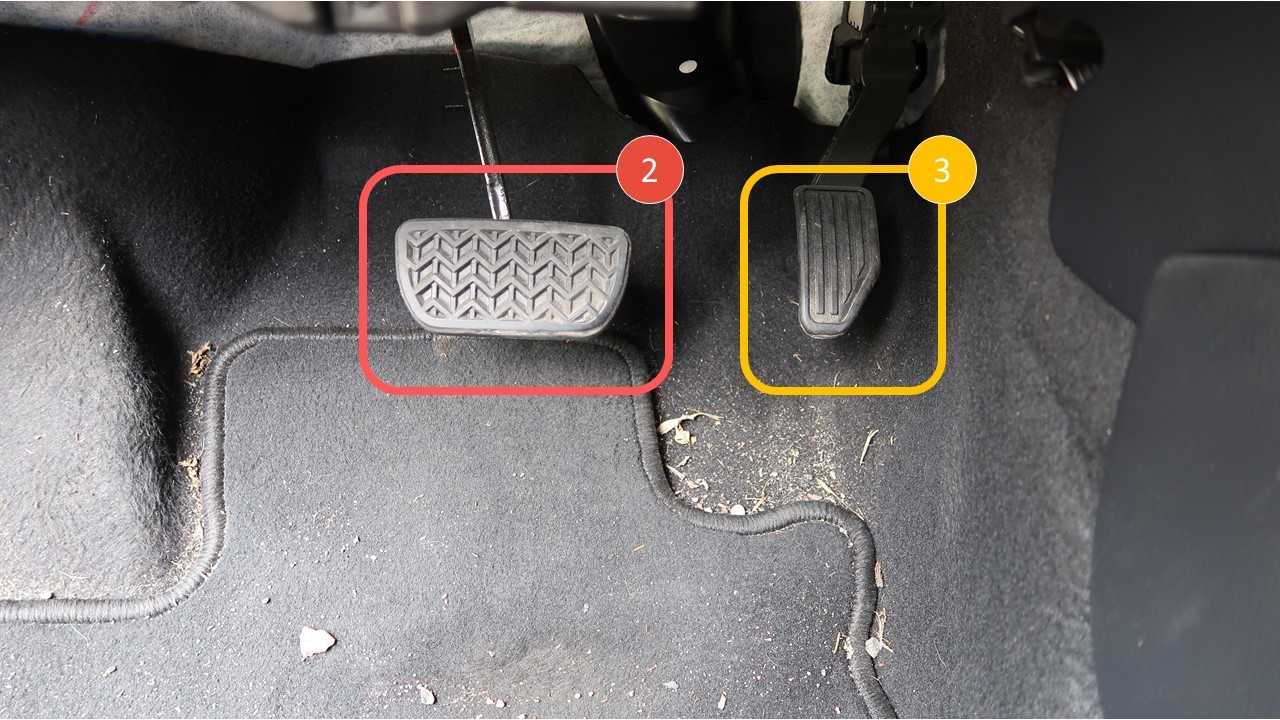 Voiture Interne Pied Pédale Accélérateur Gaz Frein Pédale